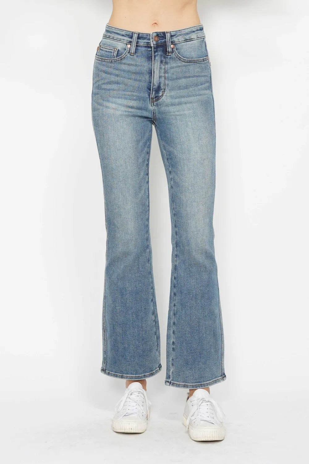 Judy Blue Tummy Control Embroidered Bootcut Jeans