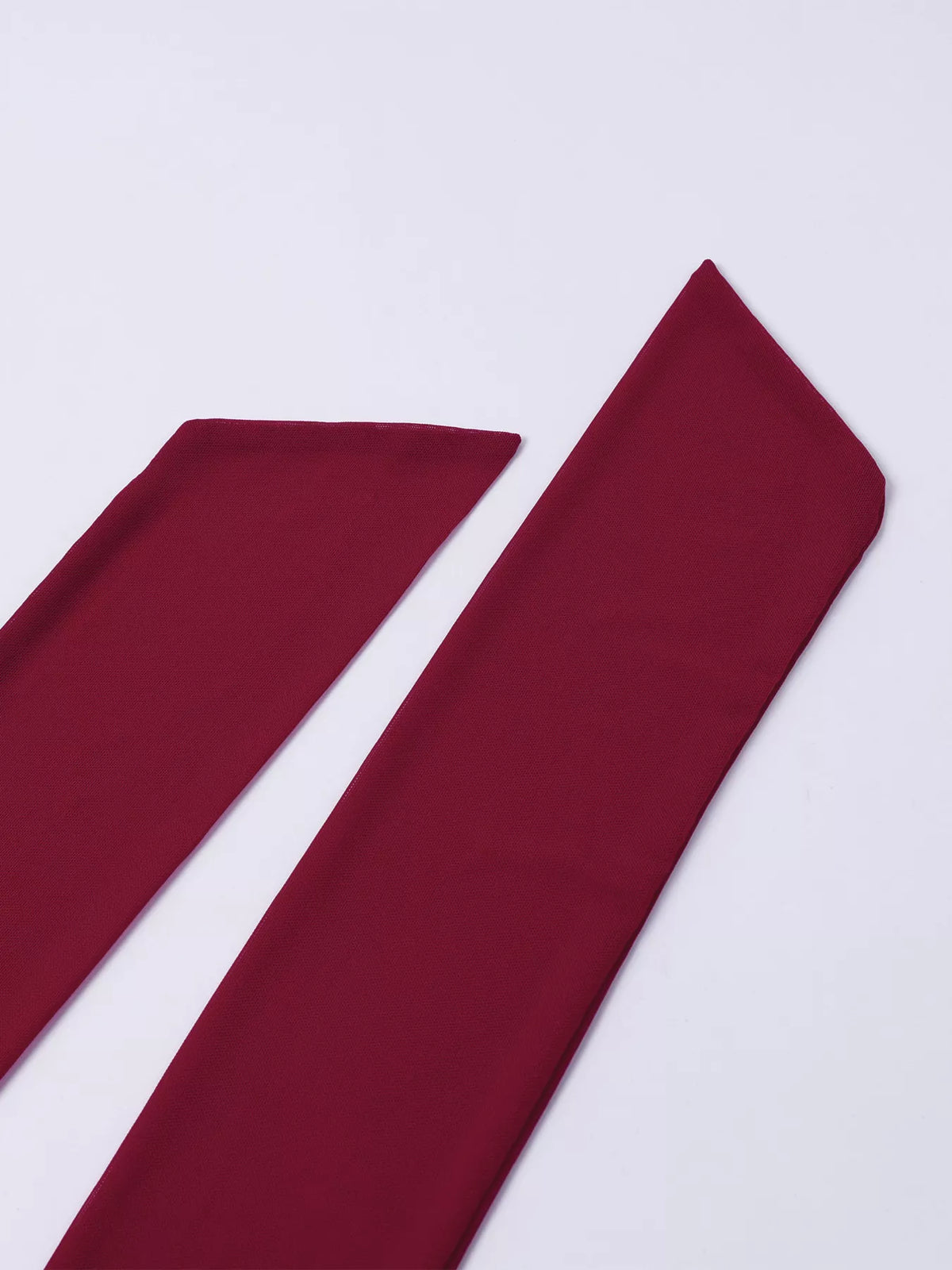 Halter Ruched Slit Maxi Dress in Wine Red