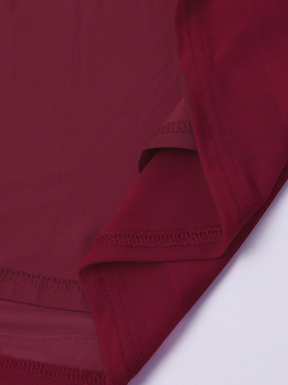 Halter Ruched Slit Maxi Dress in Wine Red