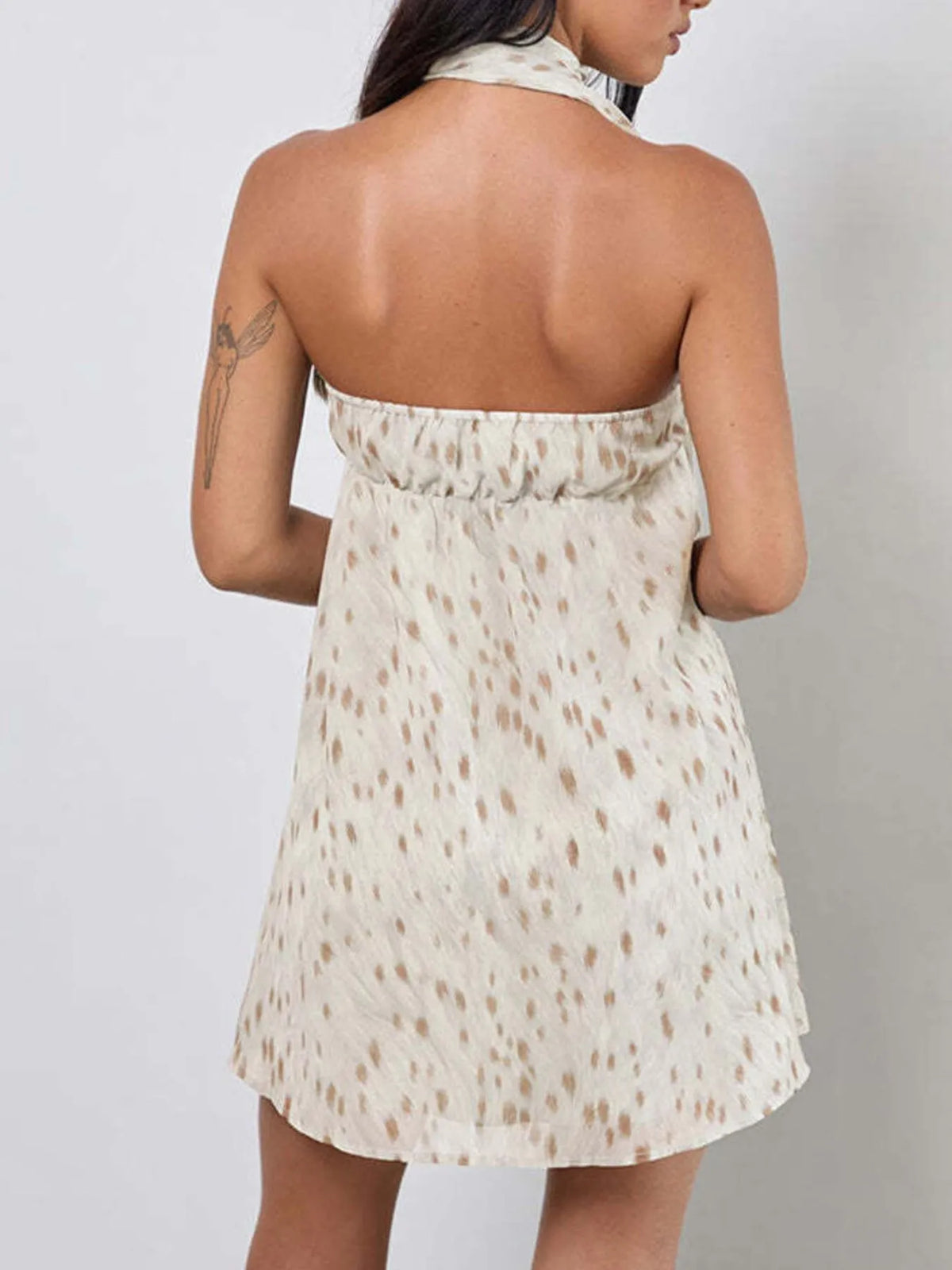Sweetheart Neck Tube Mini Dress in Apricot