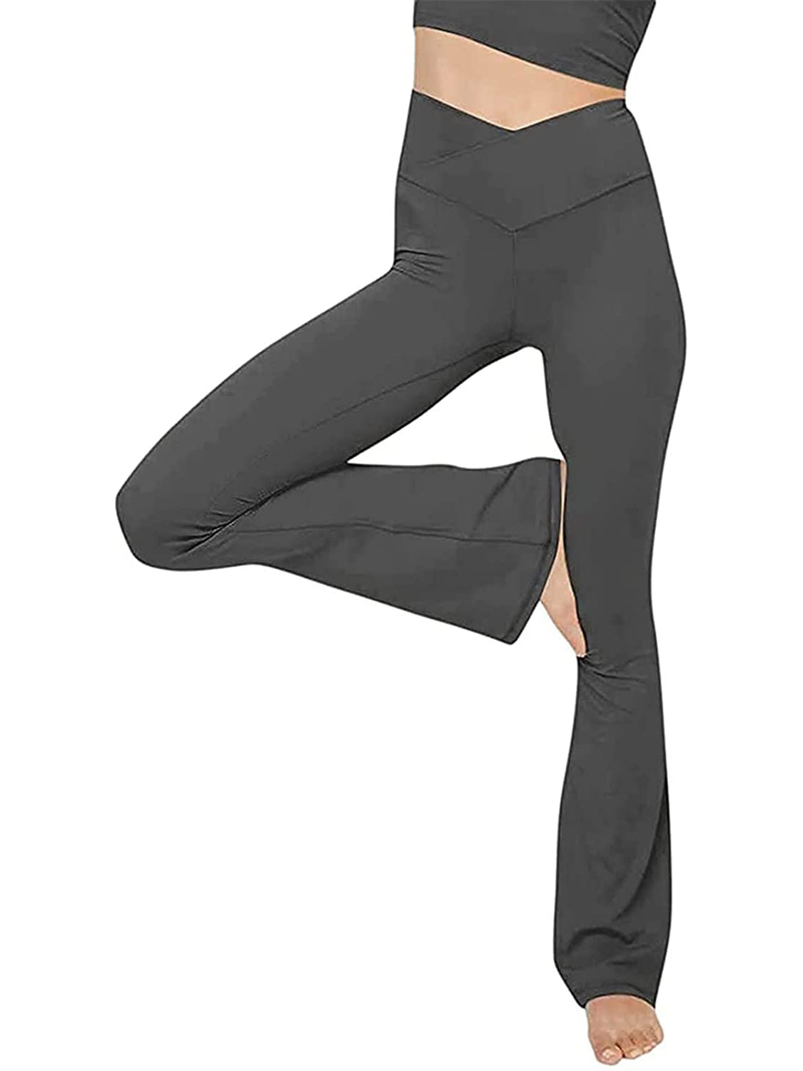 V-Waist Bootcut Pants