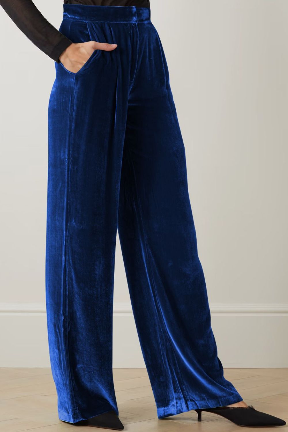 Loose Fit High Waist Pants by MDML