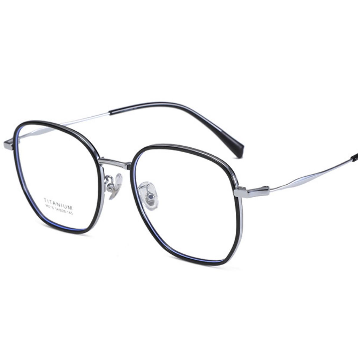 Ilussa Oversized Polygon Frames in black
