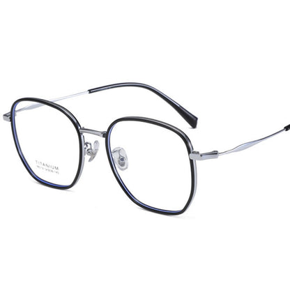 Ilussa Oversized Polygon Frames in black