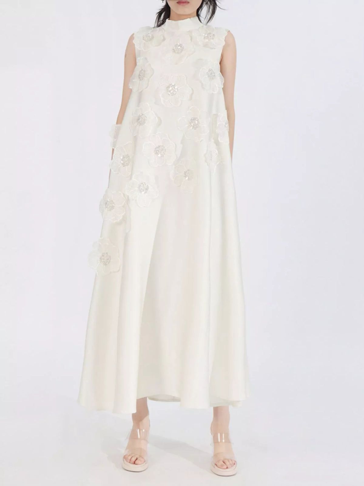 Floral Embroidered Maxi Dress