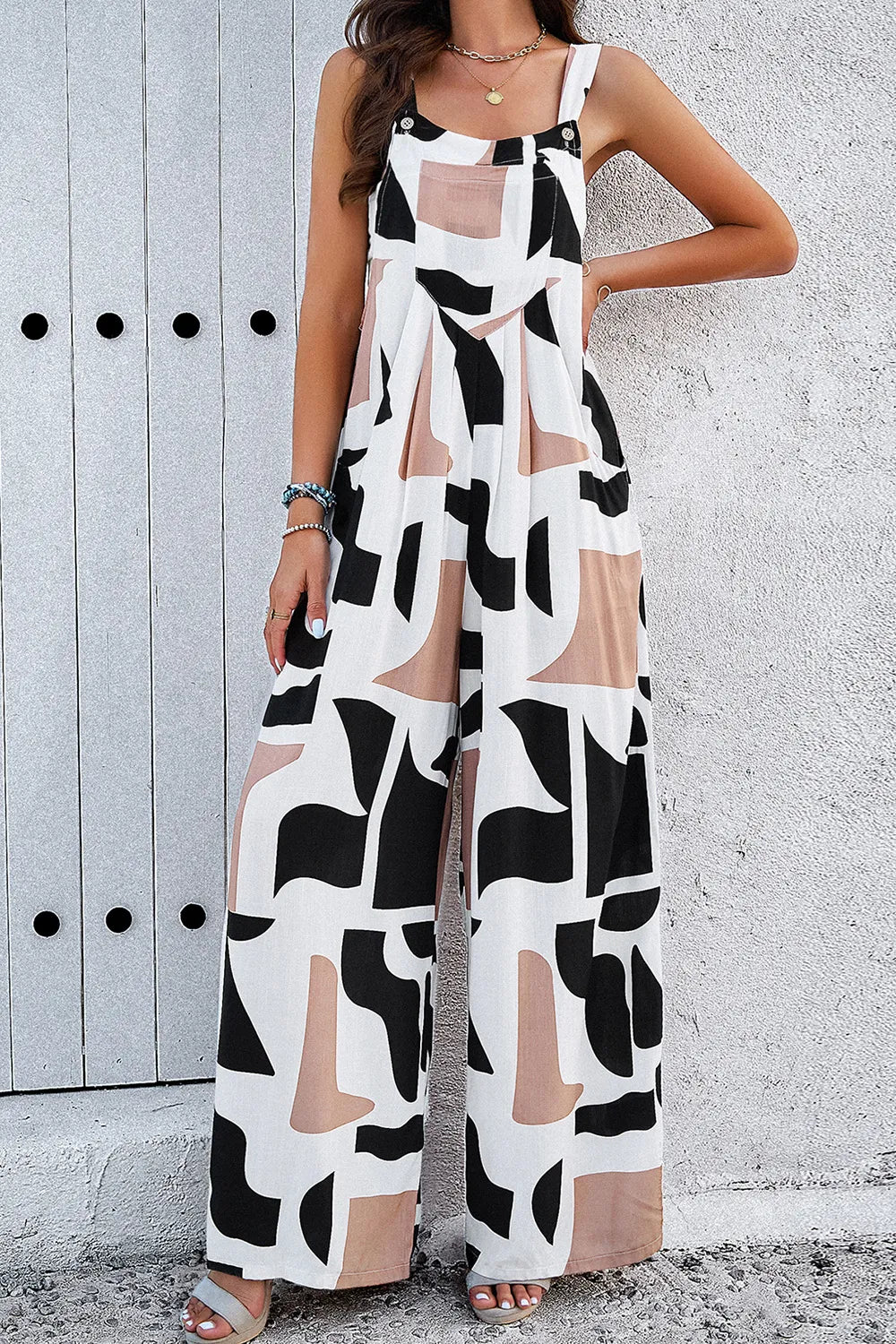 Wide-Strap Pocket Jumpsuit by DY