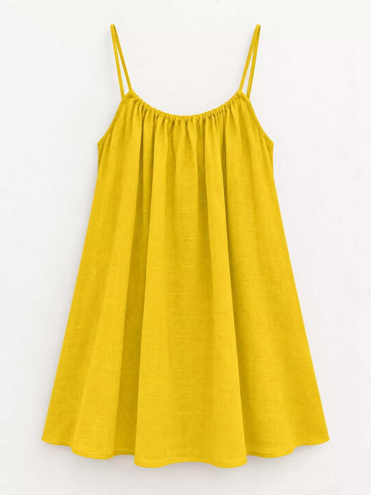 Backless Spaghetti Strap A-Line Mini Dress