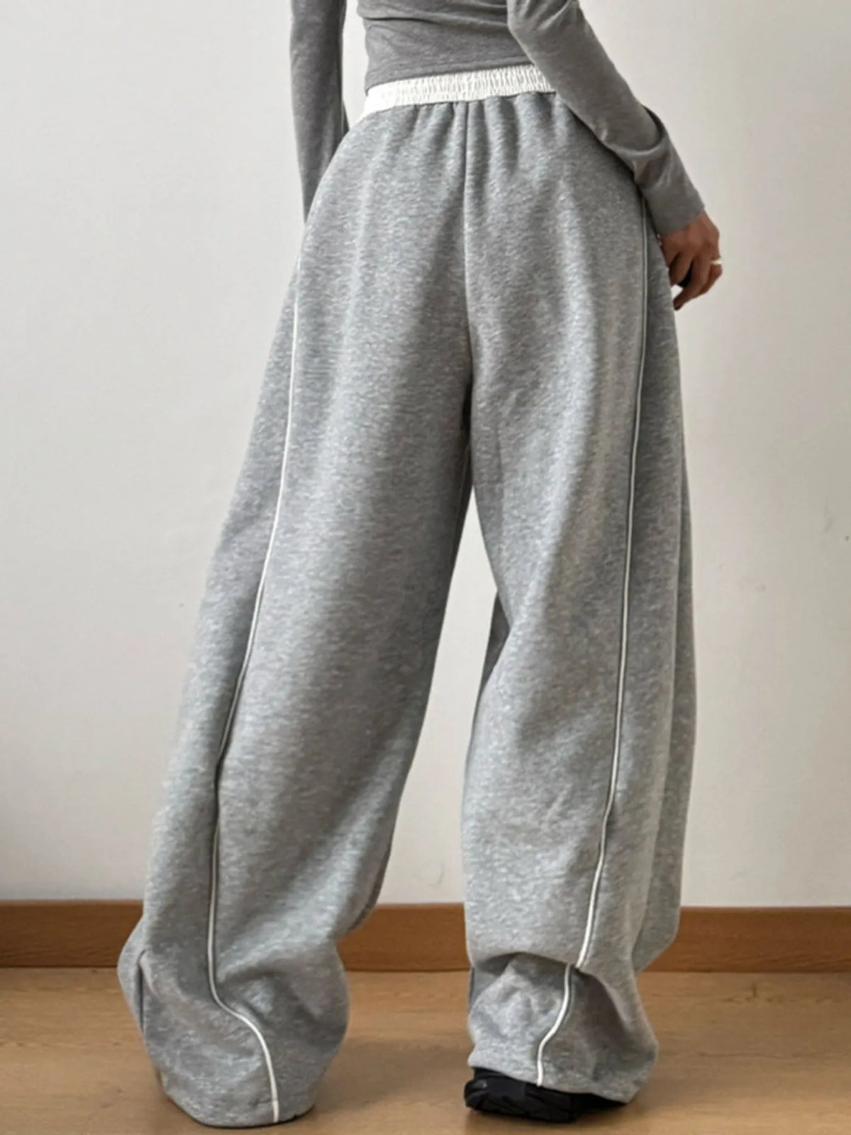 Classic Wide Leg Drawstring Pants