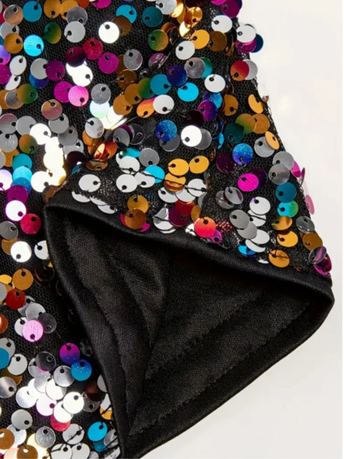 Sequin Mini Skirt in Color