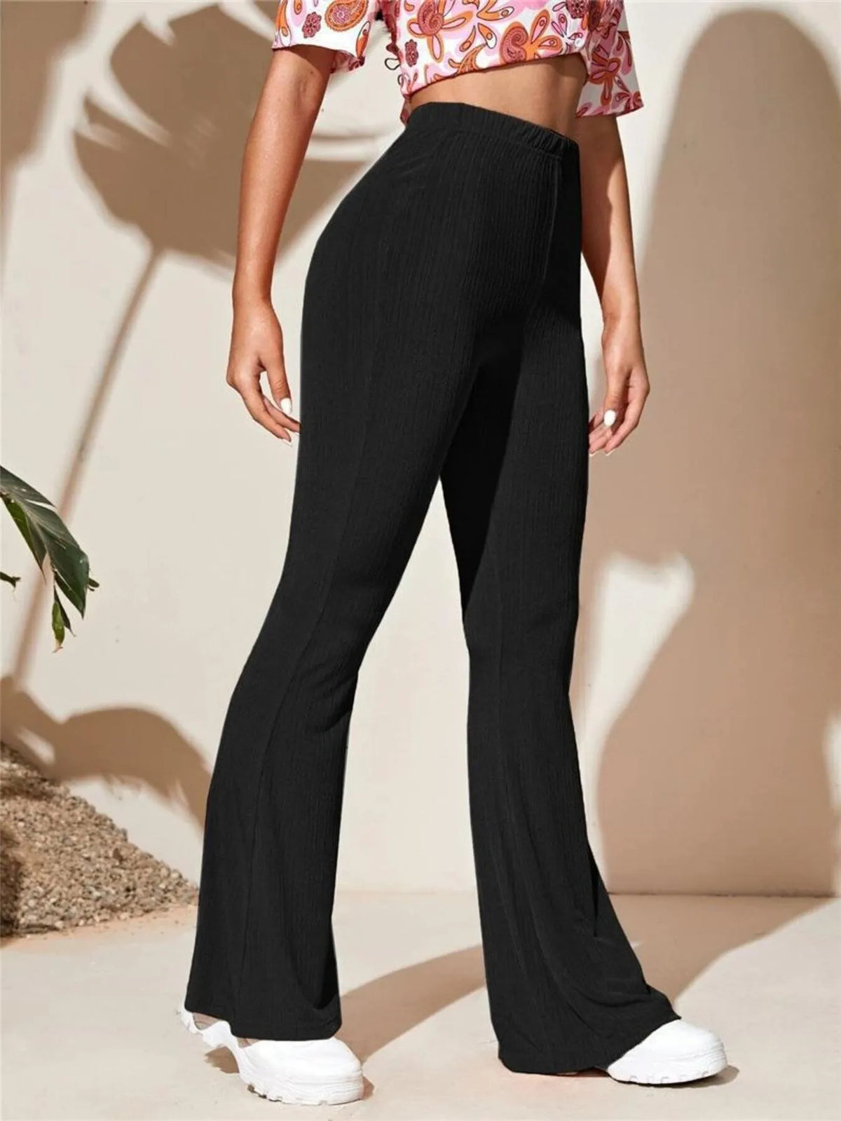 High-Waist Flare Active Pants, Plus Size