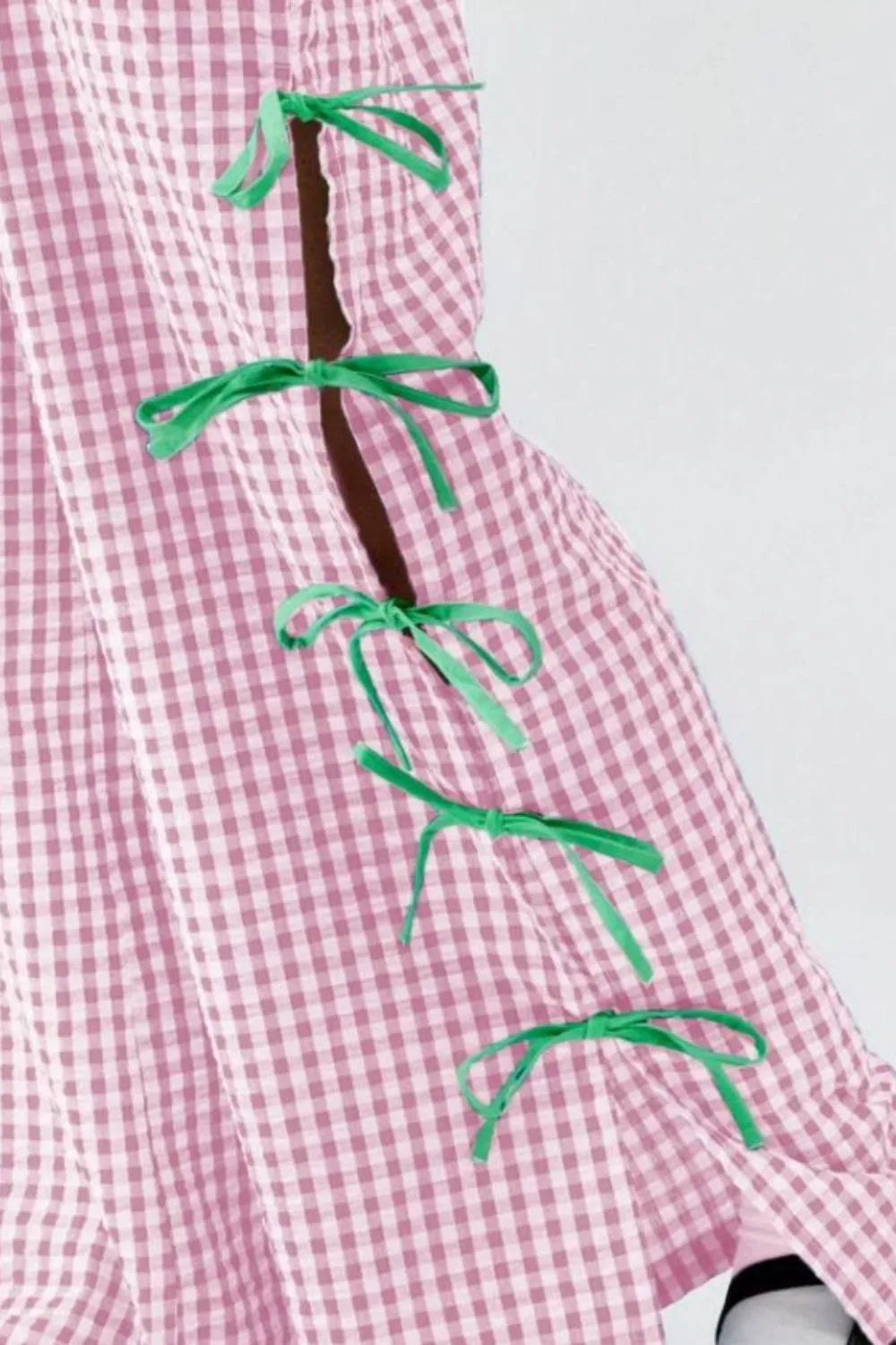 Plaid Pants in Blush Pink by Mystique Q