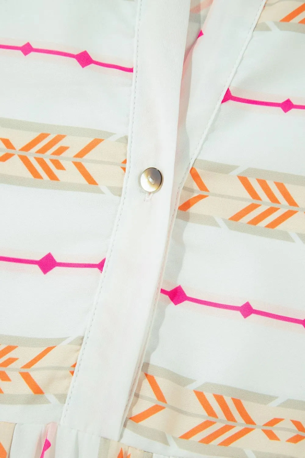 Printed Ruffled Loose Dress in Sherbet