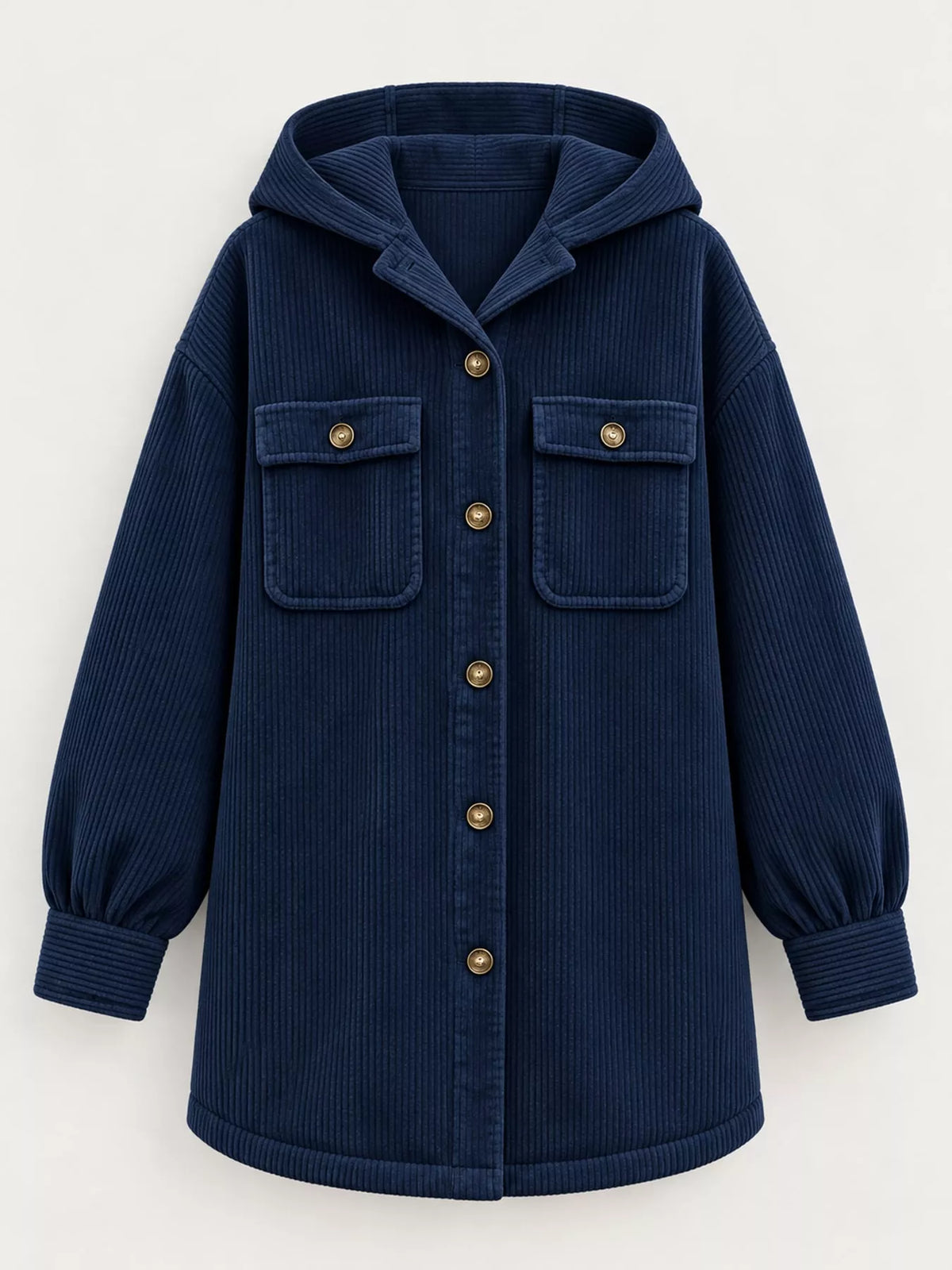 Corduroy Button-Down Jacket