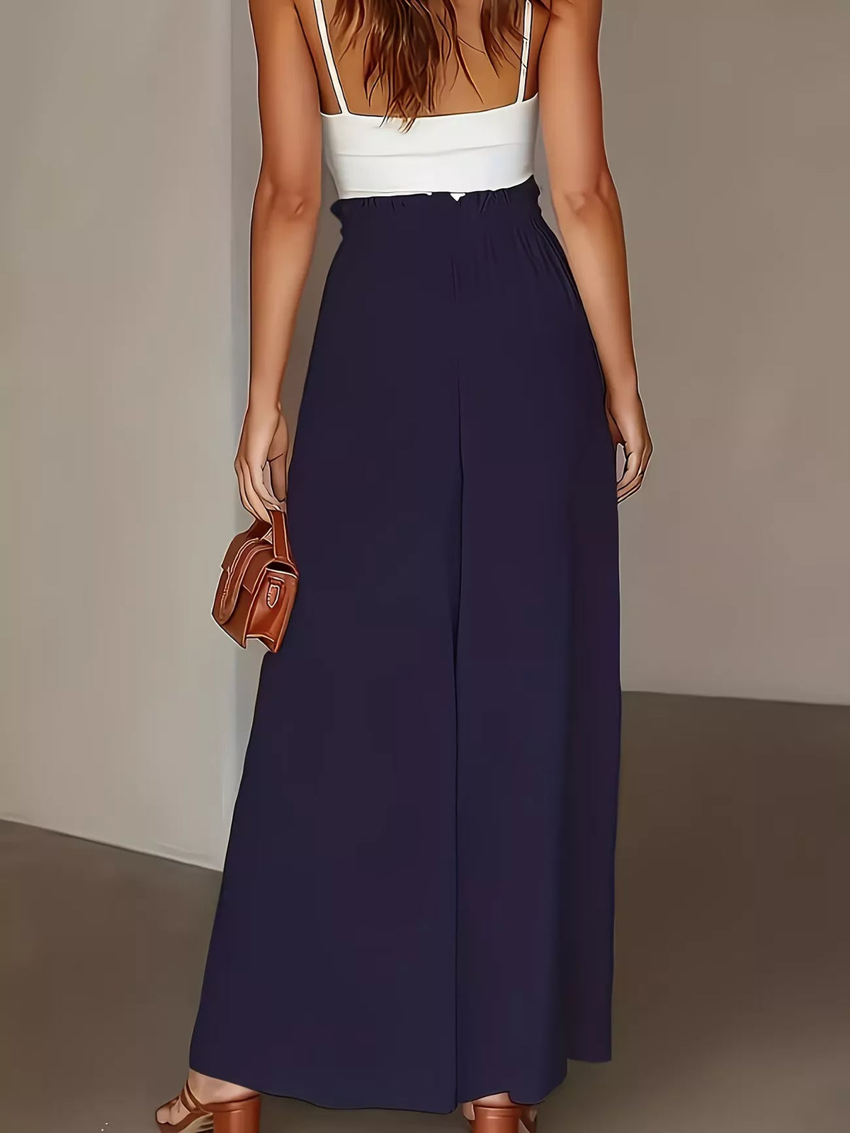 High-Waisted Wide Leg Pants