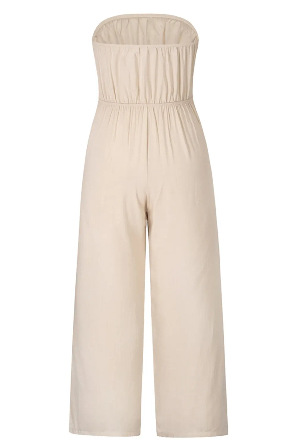 Cutout Tube Wide Leg Jumpsuit