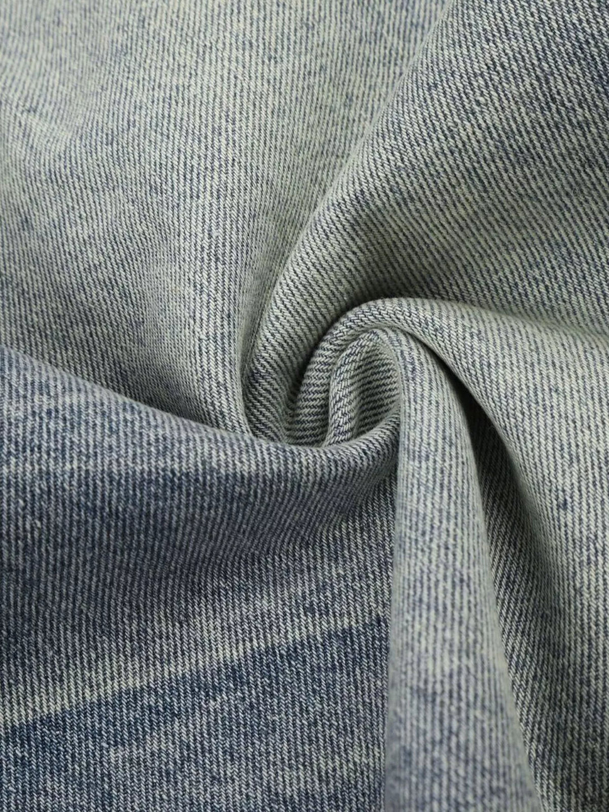 Blue Vintage Wash Wide Leg Denim Capris by TrendMaster