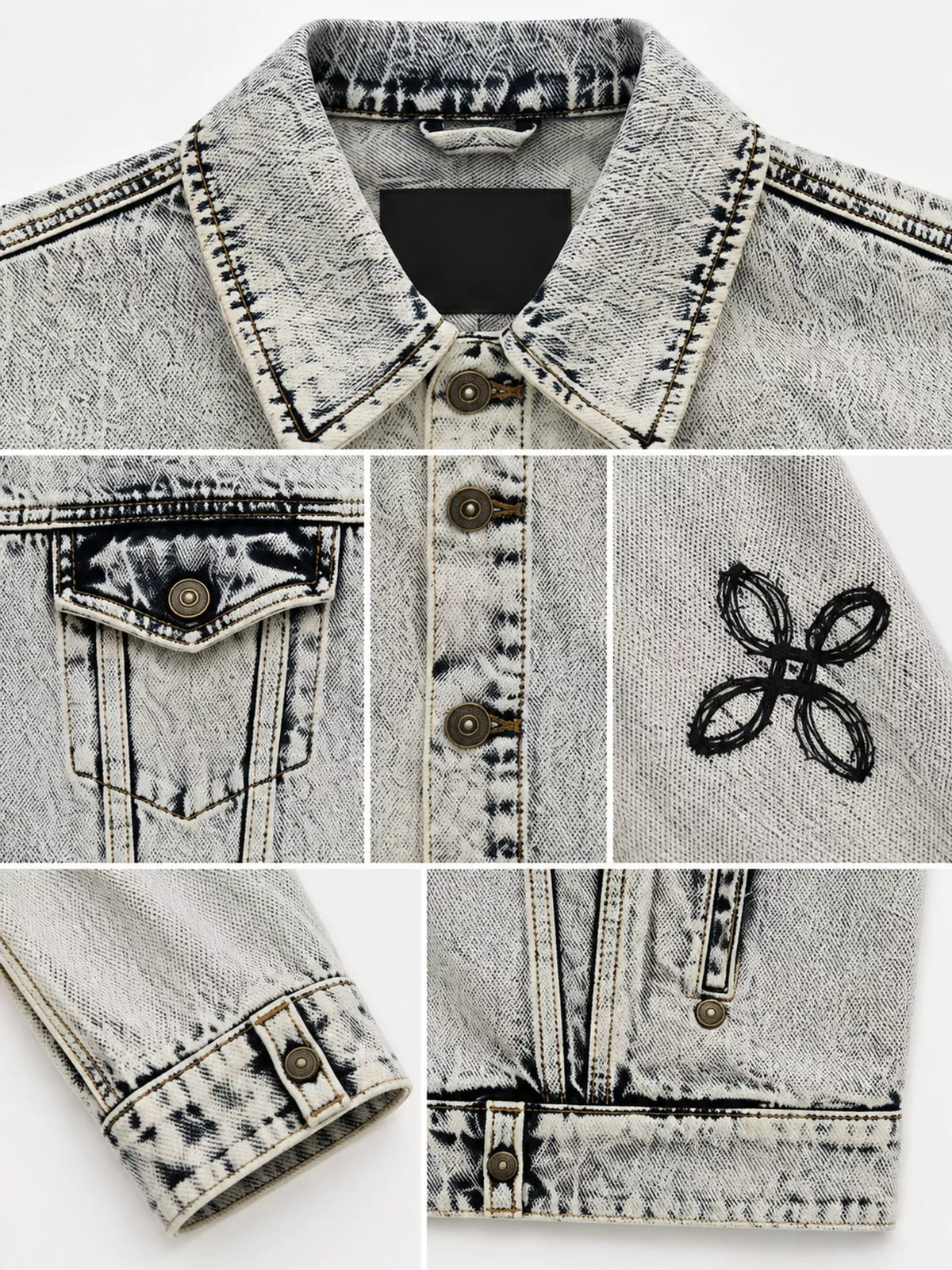 Oversized Button-Up Denim Jacket