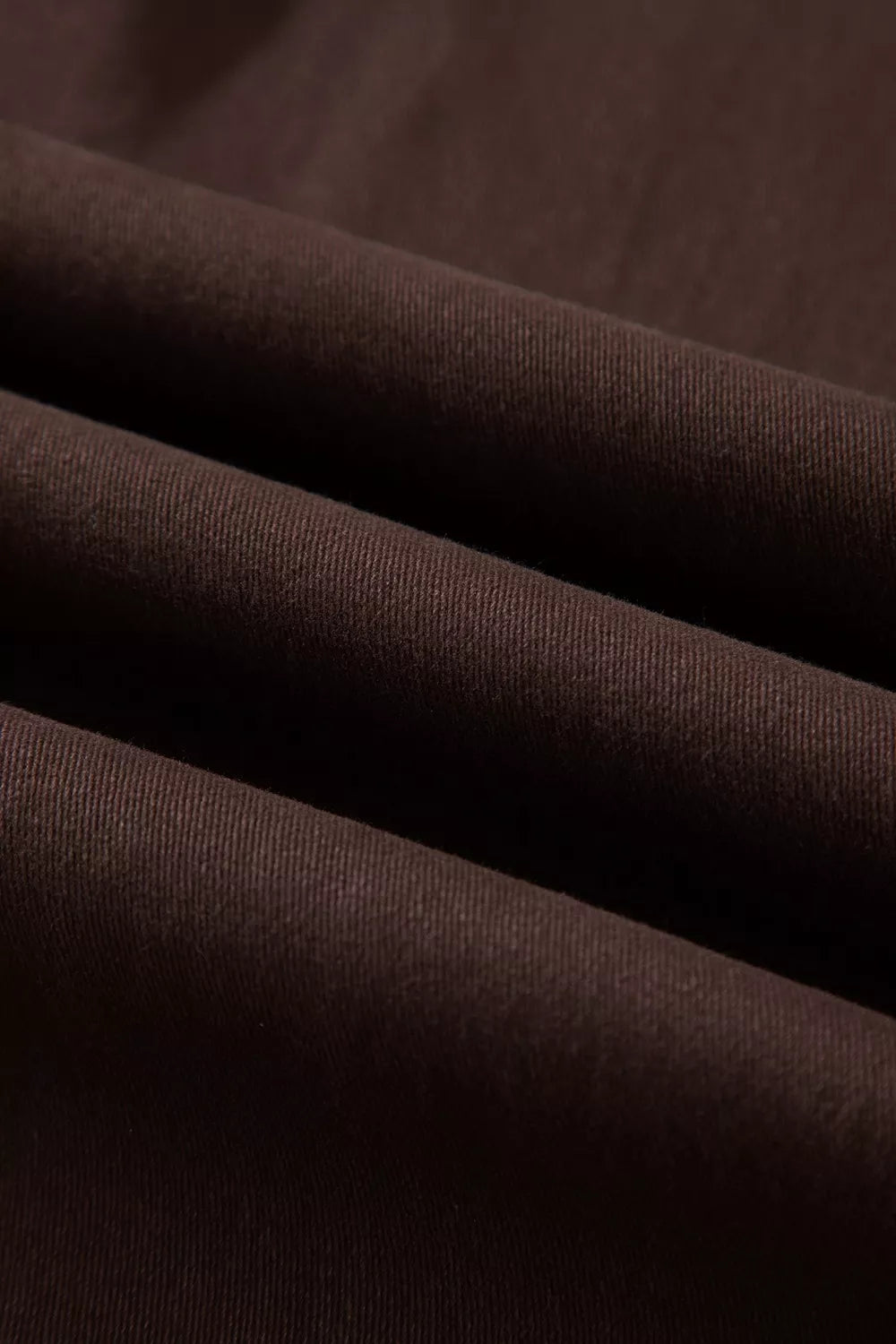 Western Colorblock Straight Leg Jeans in Dark Brown