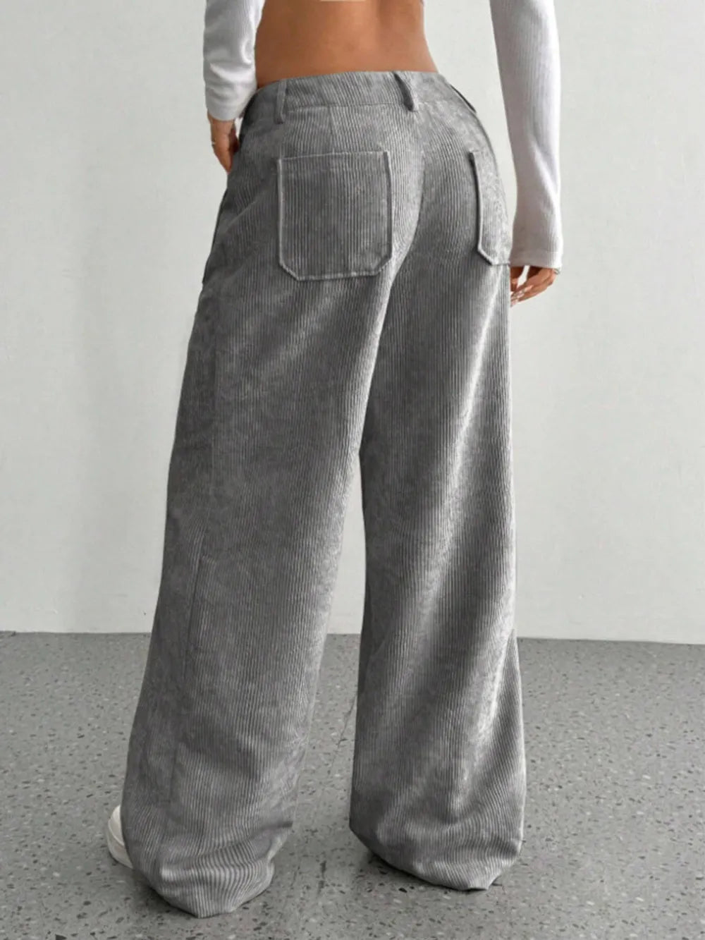 Wide Leg Pants in Black