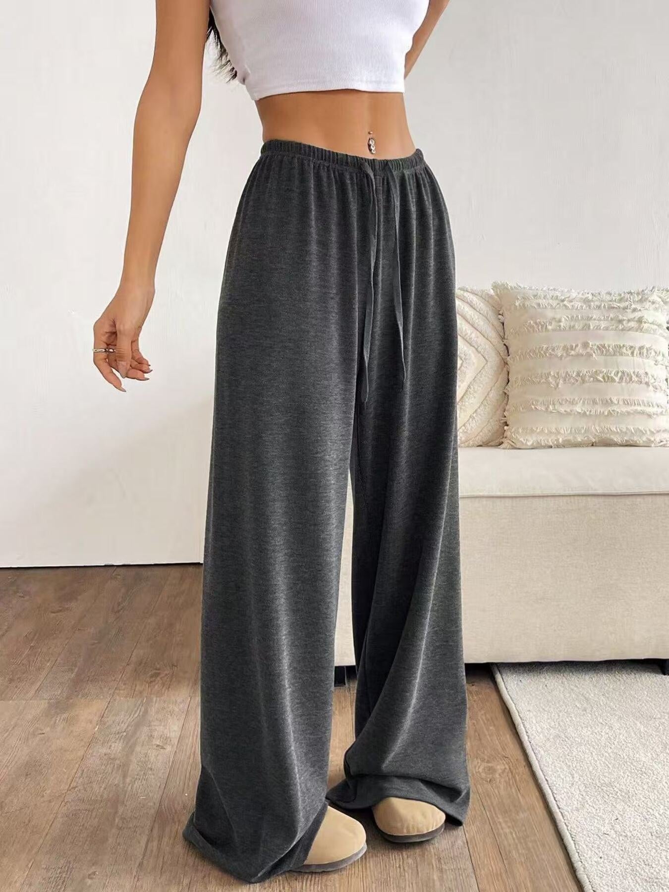 Relaxed Fit Drawstring Pants