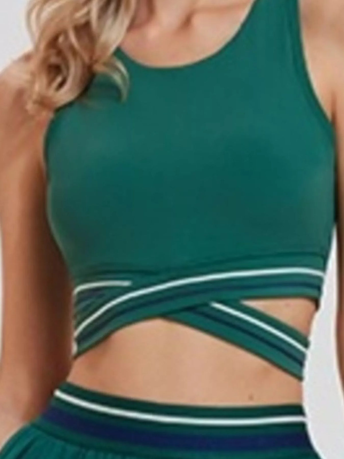 Criss-Cross Hem Active Tank