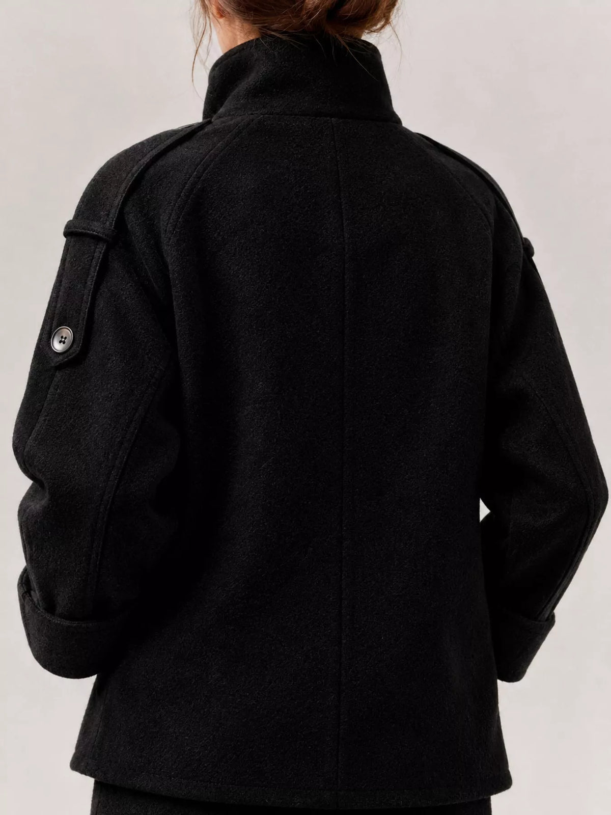 Double-Breasted Belted Thermal Coat
