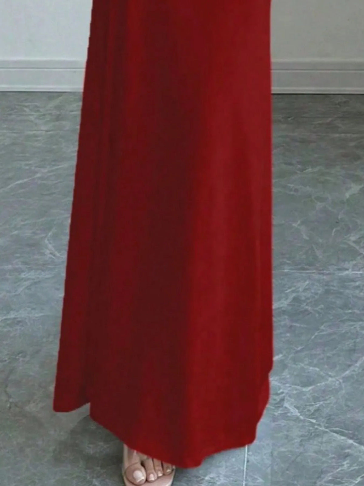 Off-Shoulder Backless Bodycon Maxi Dress
