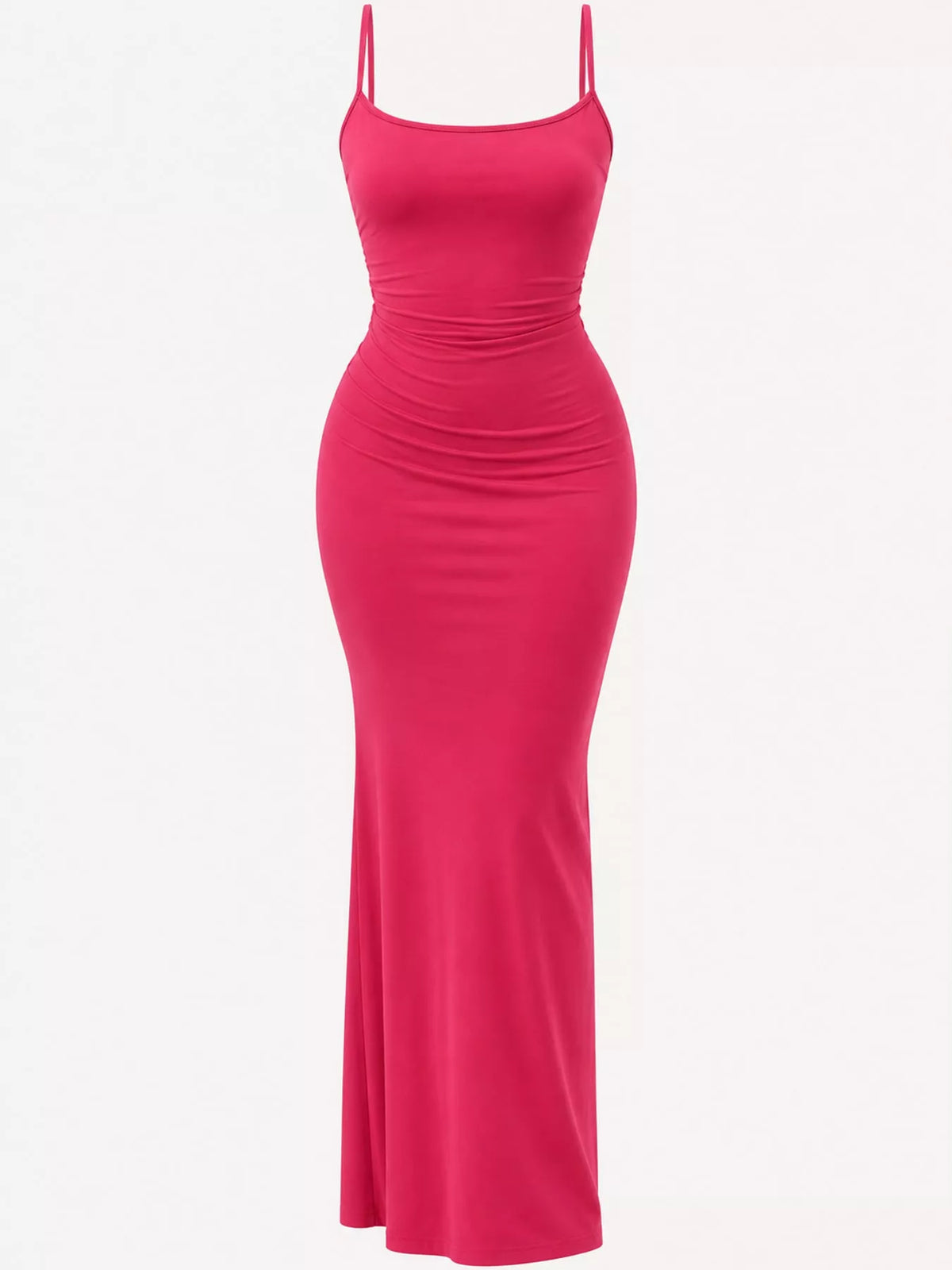 Backless Bodycon Spaghetti Strap Maxi Dress
