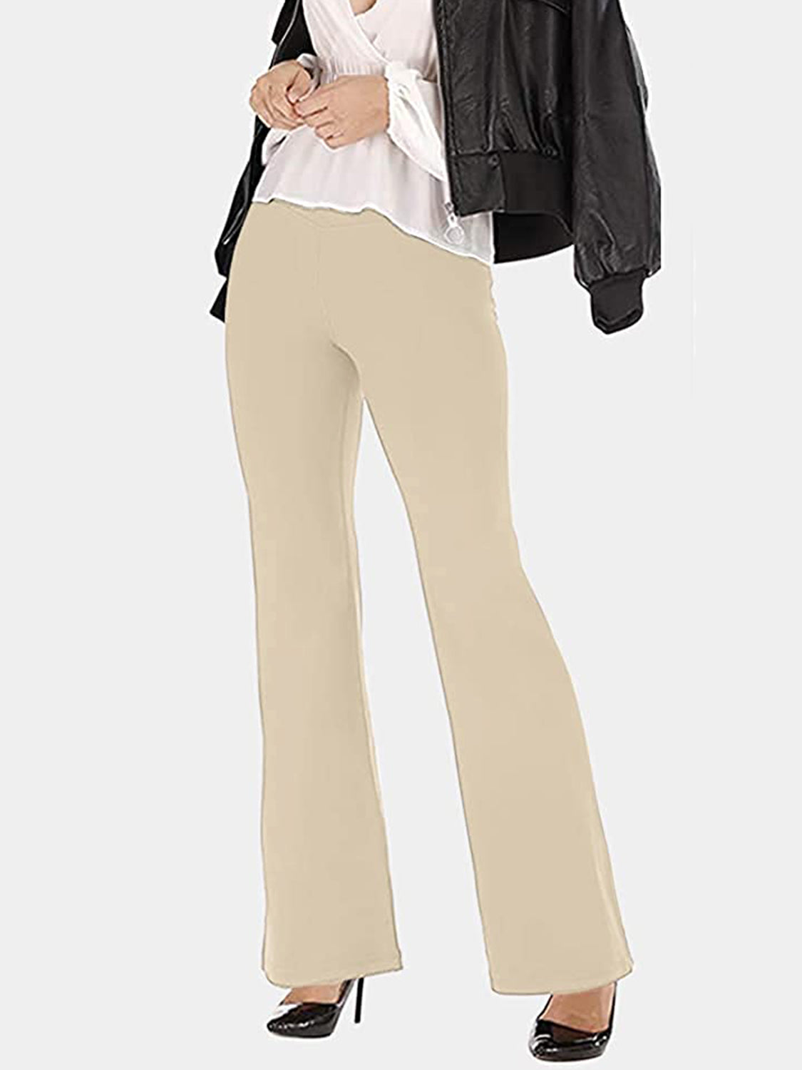 V-Waist Bootcut Pants