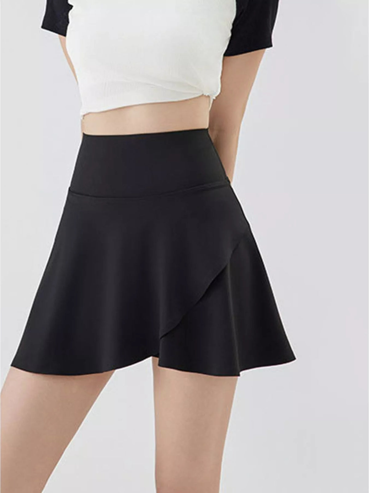 Quick-Dry High-Waisted Athletic Skirt