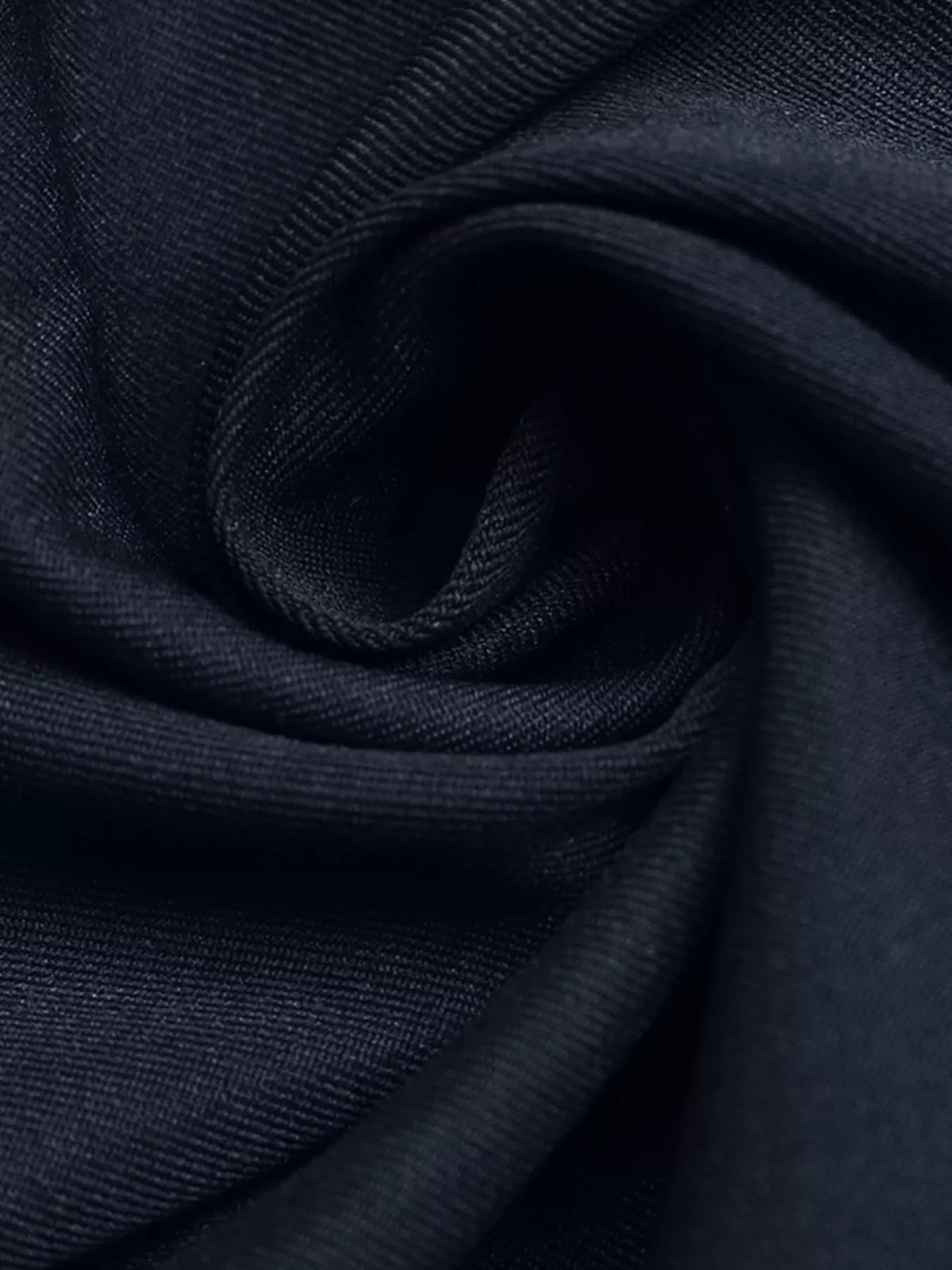 Drawstring Waist Mini Skirt in Navy