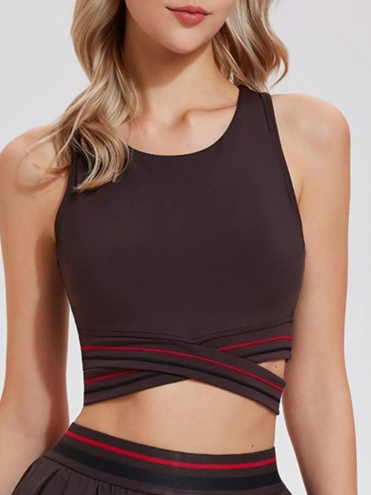 Criss-Cross Hem Active Tank
