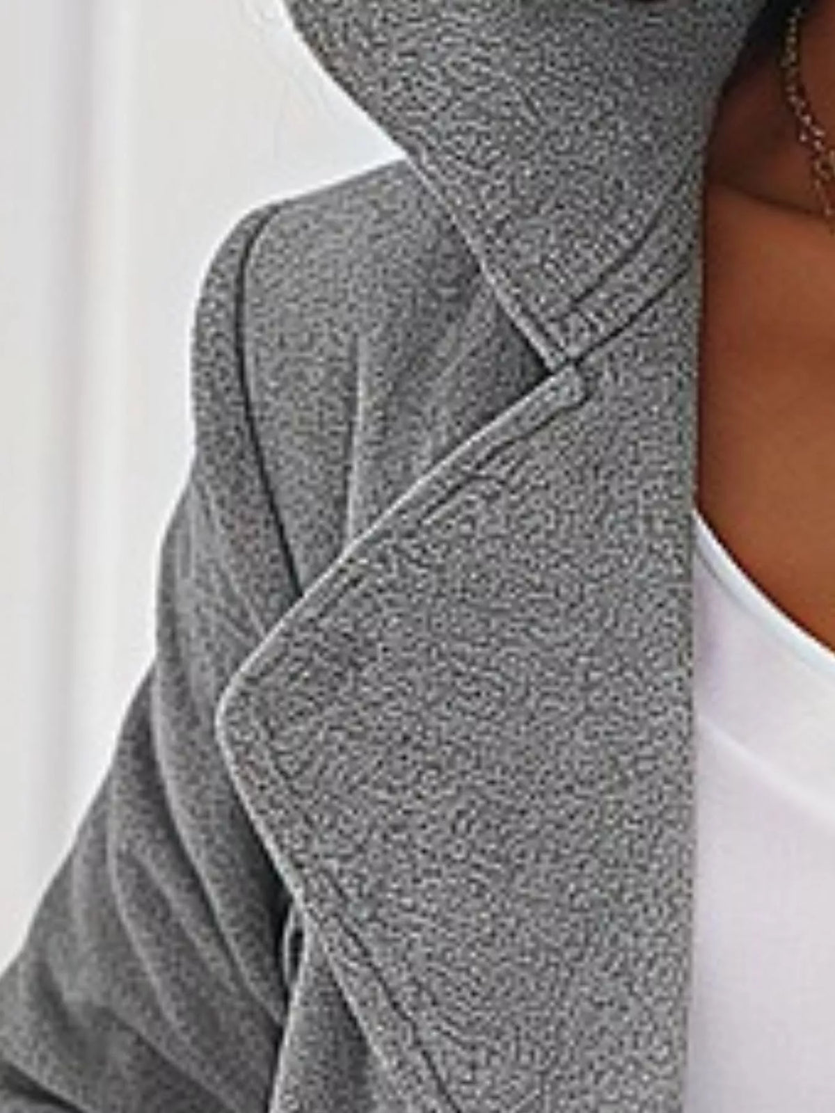 Double-Breasted Long Trench Coat