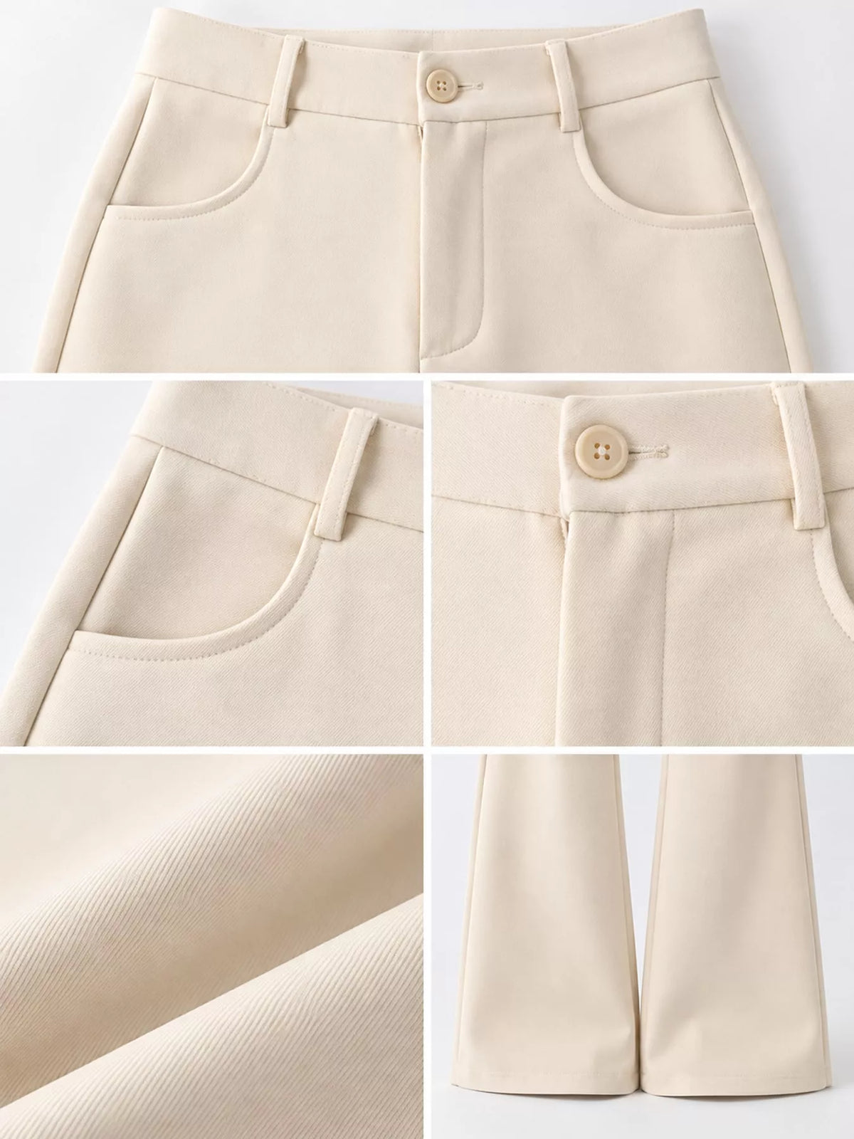 High-Waisted Straight-Leg Pants, Plus Size