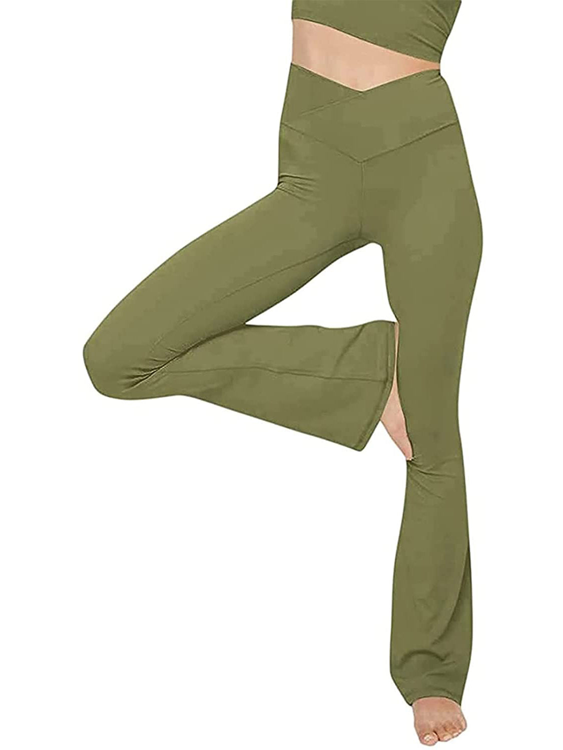 V-Waist Bootcut Pants
