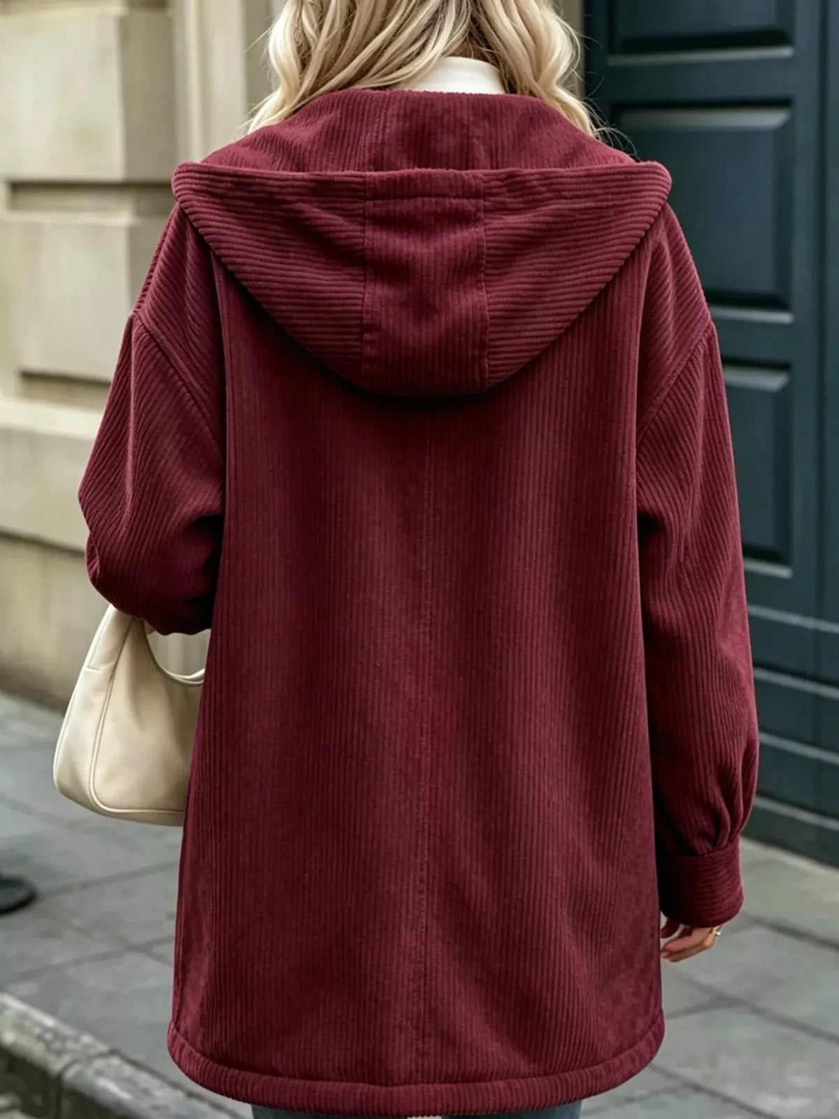 Corduroy Button-Down Jacket