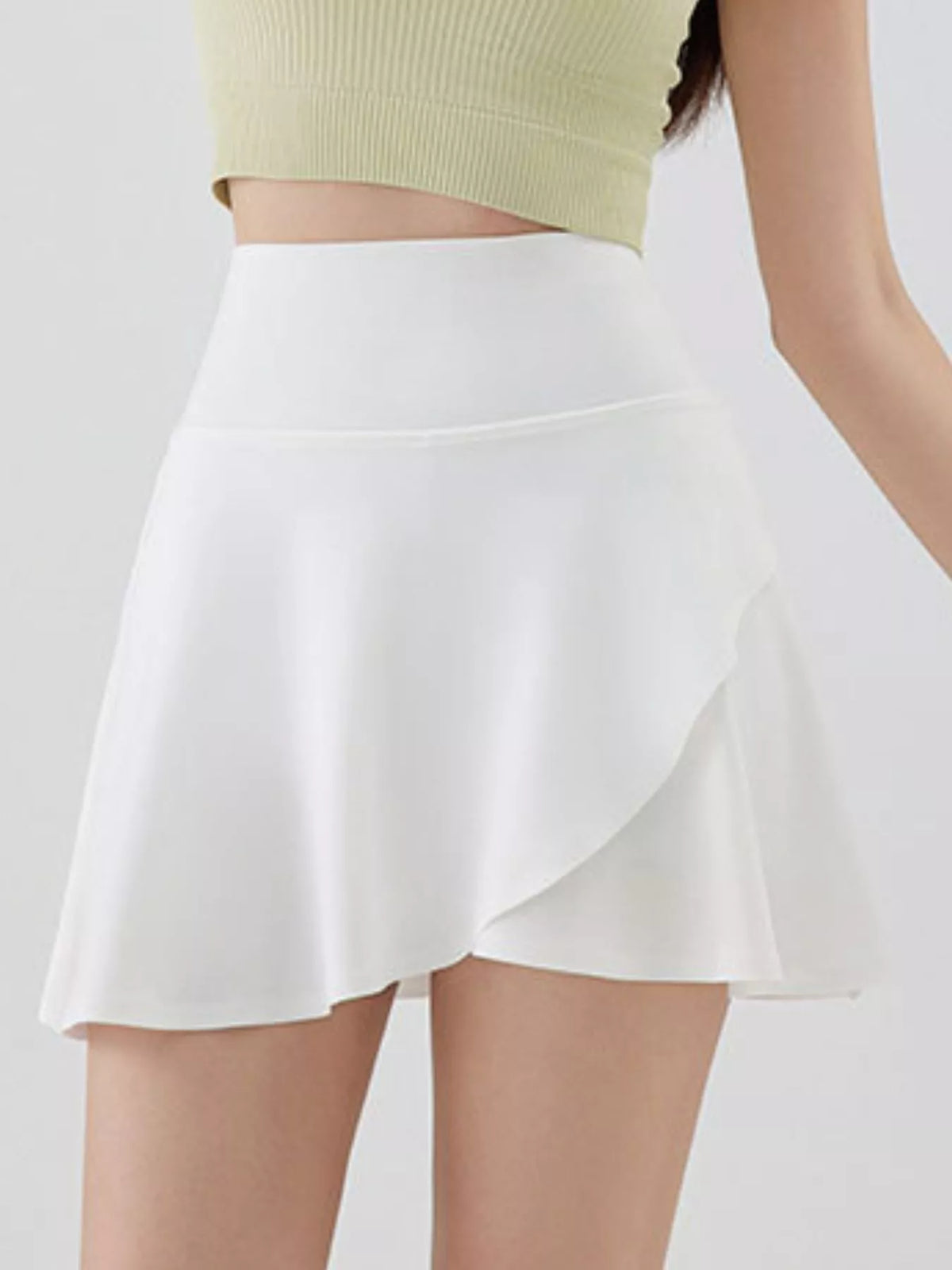 Quick-Dry High-Waisted Athletic Skirt