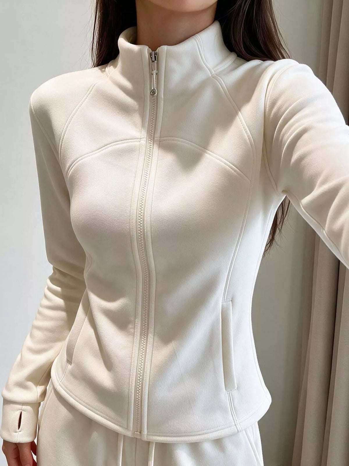 Slim-Fit Full-Zip Thermal Active Jacket
