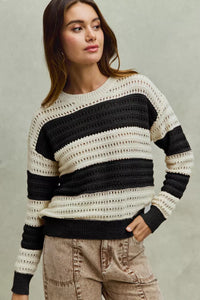 CREAM/BLACK