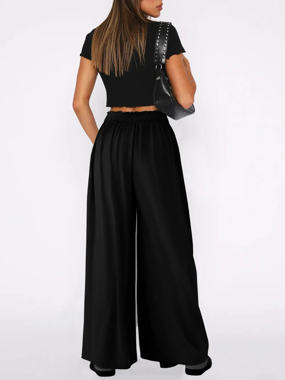 High-Waist Wide Leg Pants