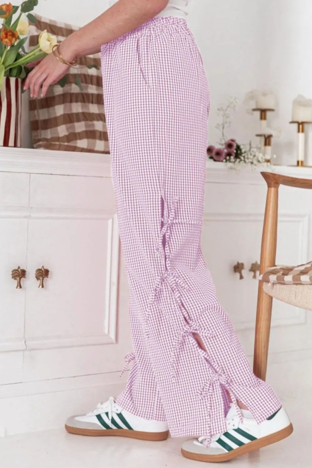 Side-Tied Pants with Pockets by Mystique Q