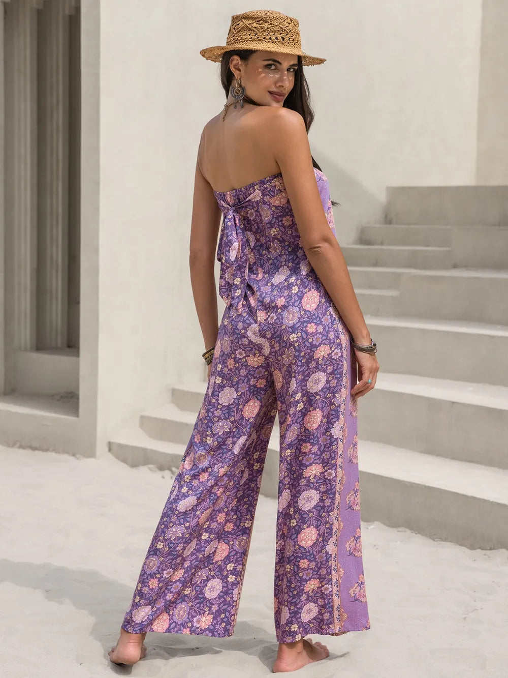 Tied Wide-Leg Jumpsuit