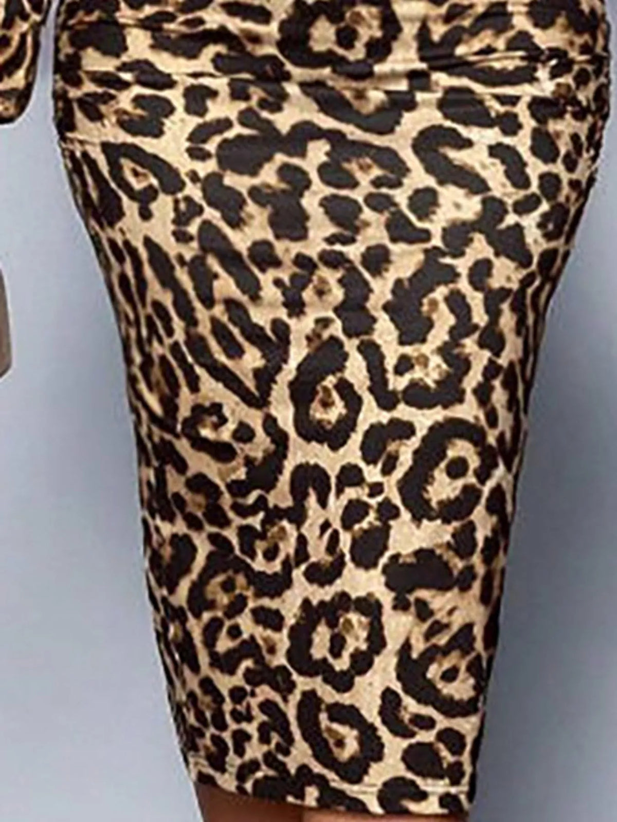Lace-Detail Ruched Bodycon Midi Dress