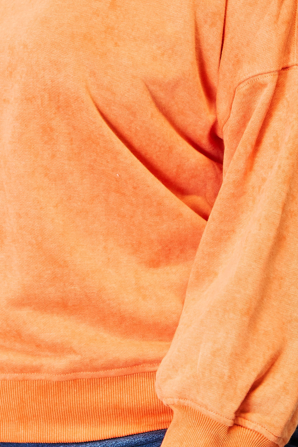 Basic Bae Round Neck Dropped Shoulder Sweatshirt in Caramel