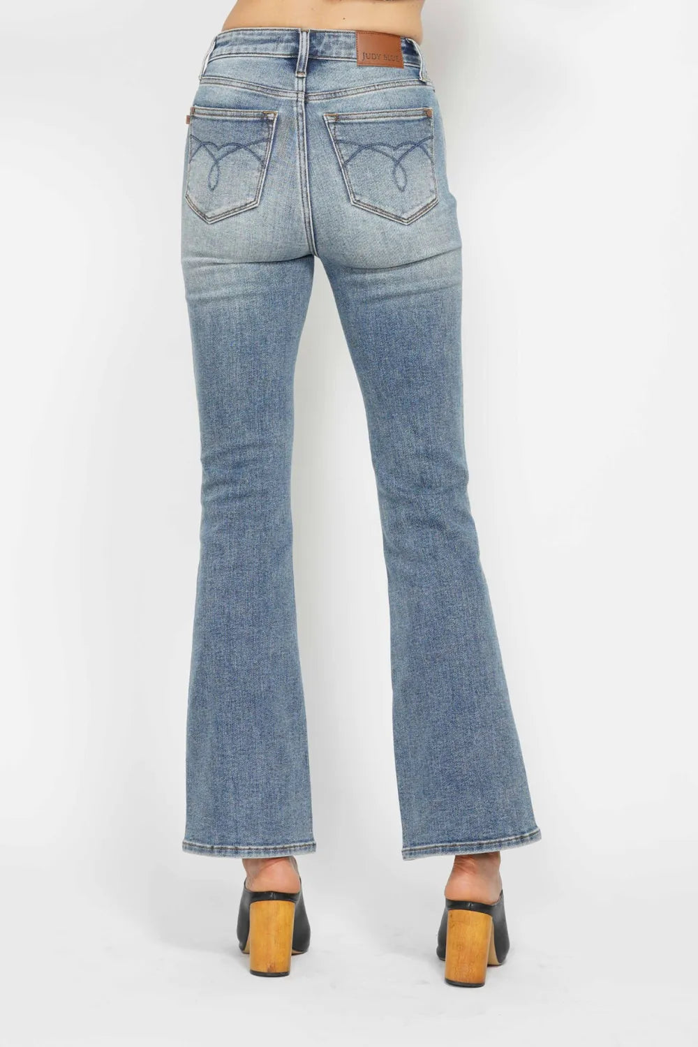 Judy Blue Tummy Control Embroidered Bootcut Jeans