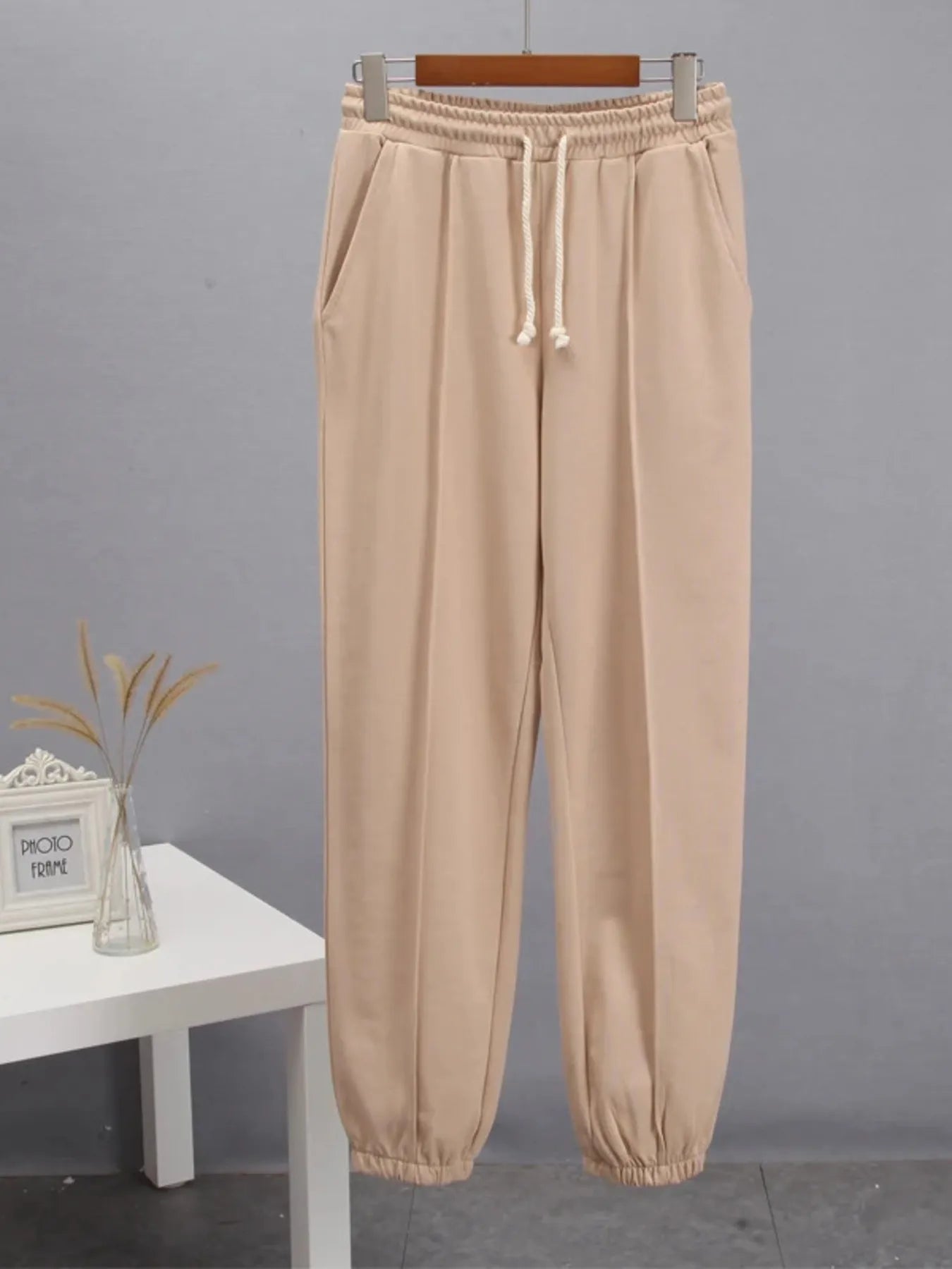 Drawstring Jogger Pants with Pockets