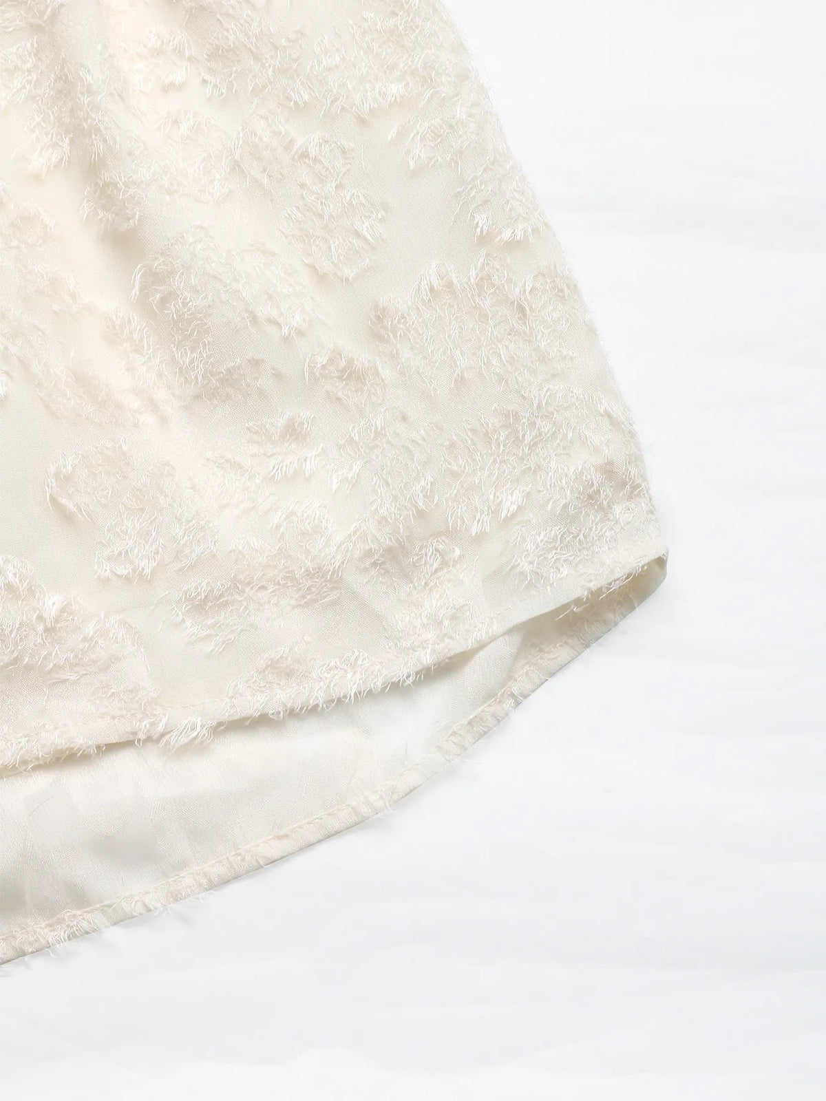 Cutout Cap Sleeve Mini Cami Dress in Cream