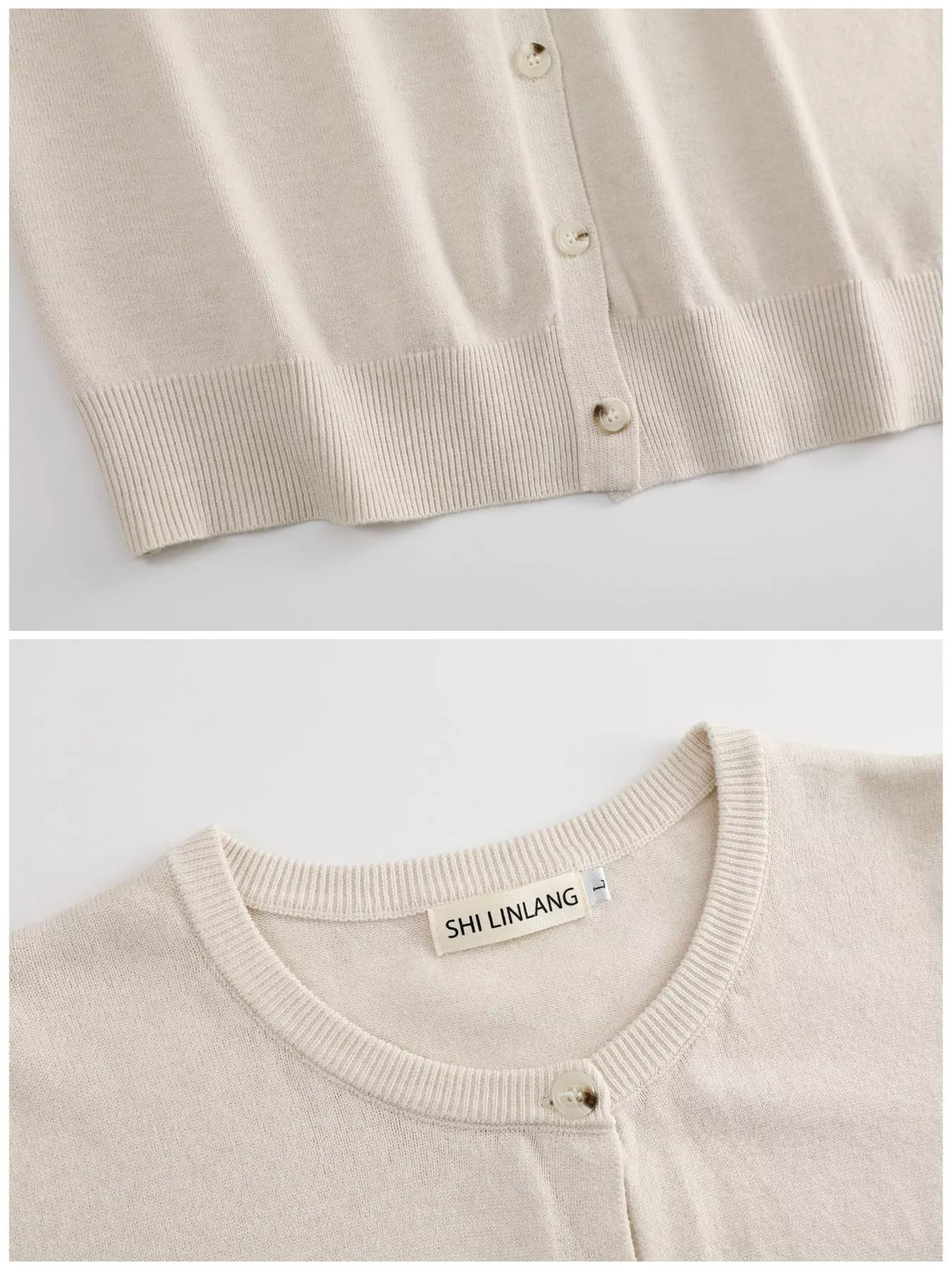 Button-Down Ribbed Knit Cardigan