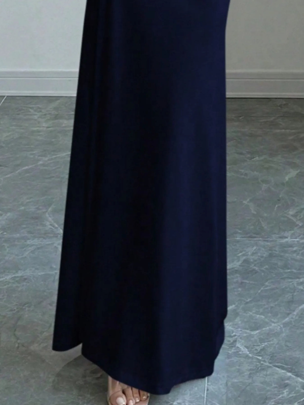 Off-Shoulder Backless Bodycon Maxi Dress