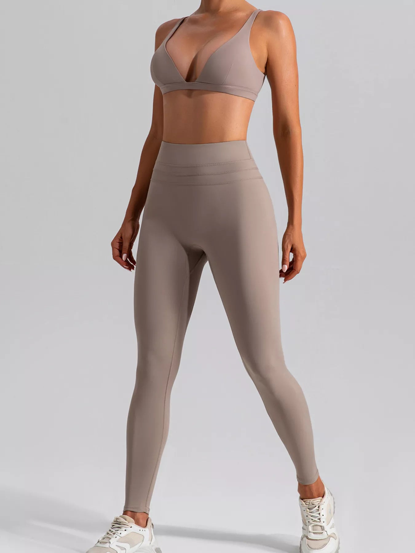 V-Neck Tank and Seamless Pants Active Set